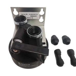 Everpure QL3B Filterkop EV4312-13, incl. 2 x 8 mm insteekkoppeling en 2 x 8 naar 6 mm verloop insteekkoppeling